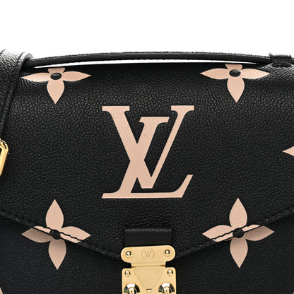 Louis Vuitton Empreinte Monogram Giant Pochette Metis Black Beige 6 of 9