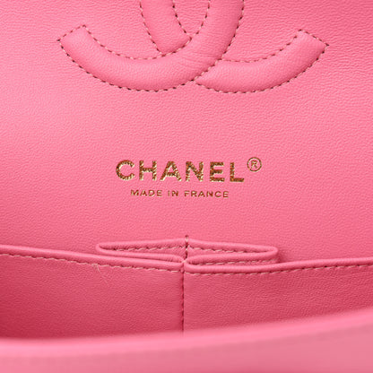 Chanel Caviar Quilted Medium Double Flap Pink 6 of 12
