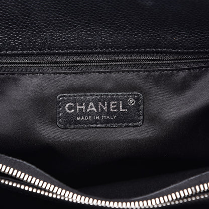 Chanel Caviar Quilted Grand Shopping Tote GST Black 6 of 15