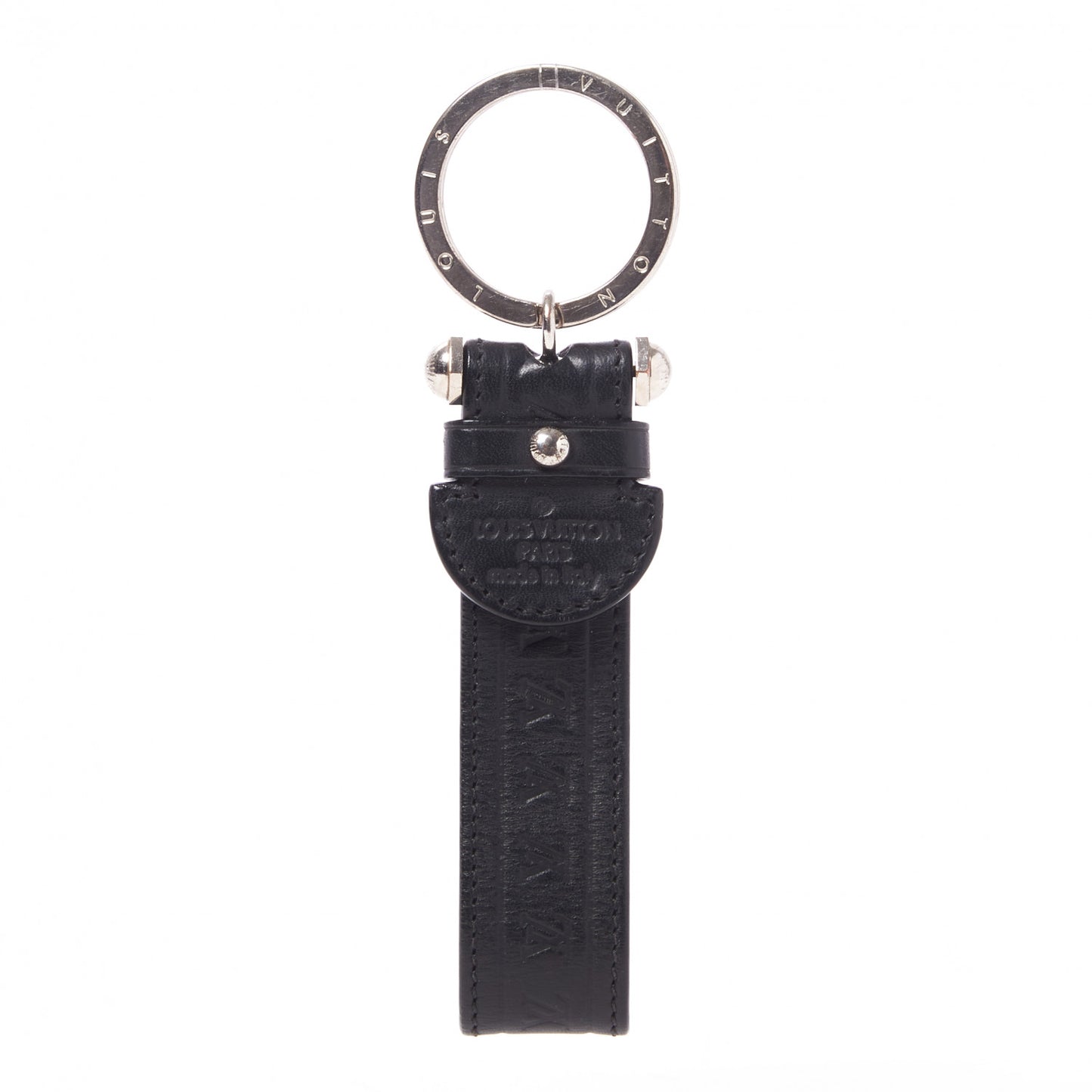Calfskin Dragonne Bag Charm Key Holder