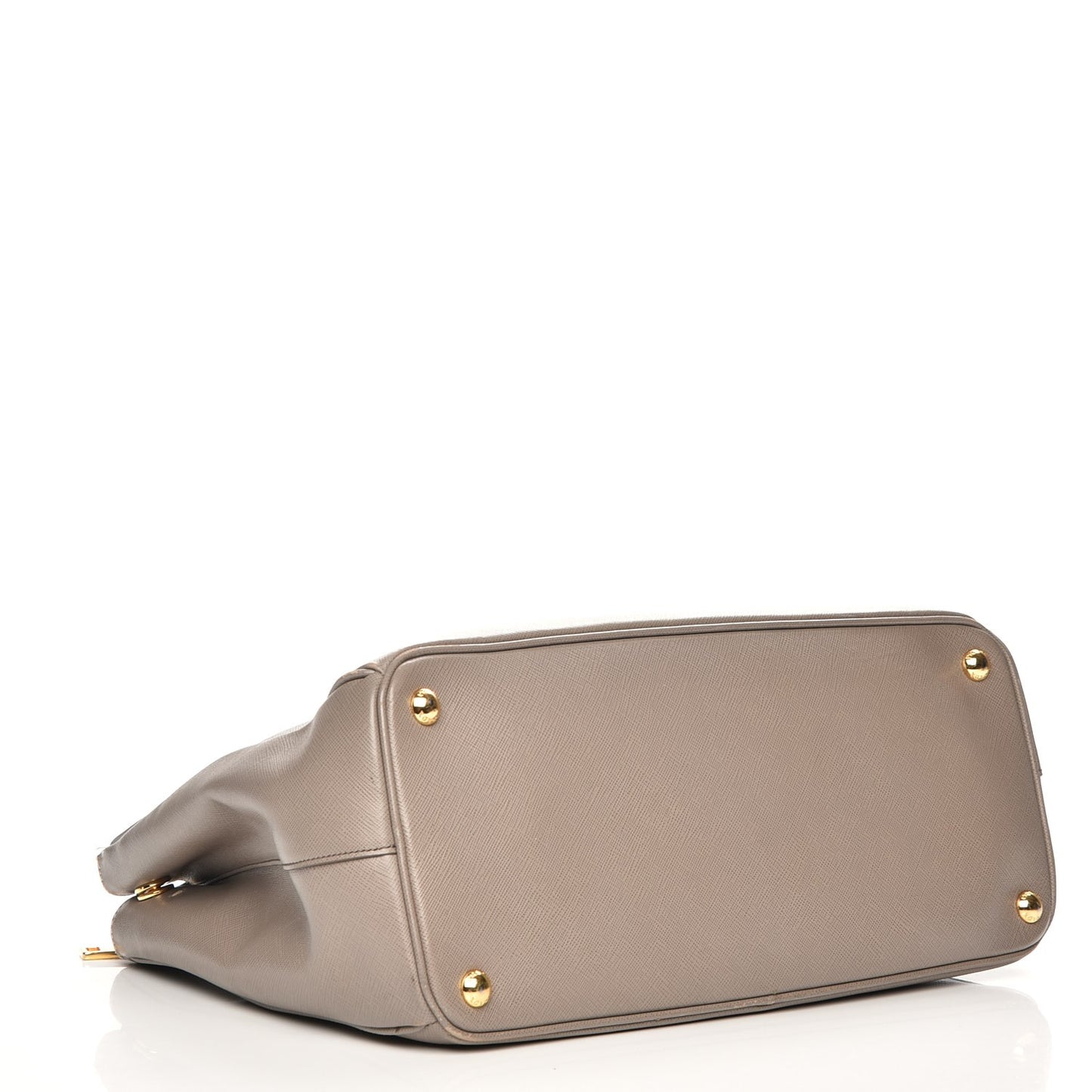Saffiano Medium Galleria Double Zip Tote Argilla