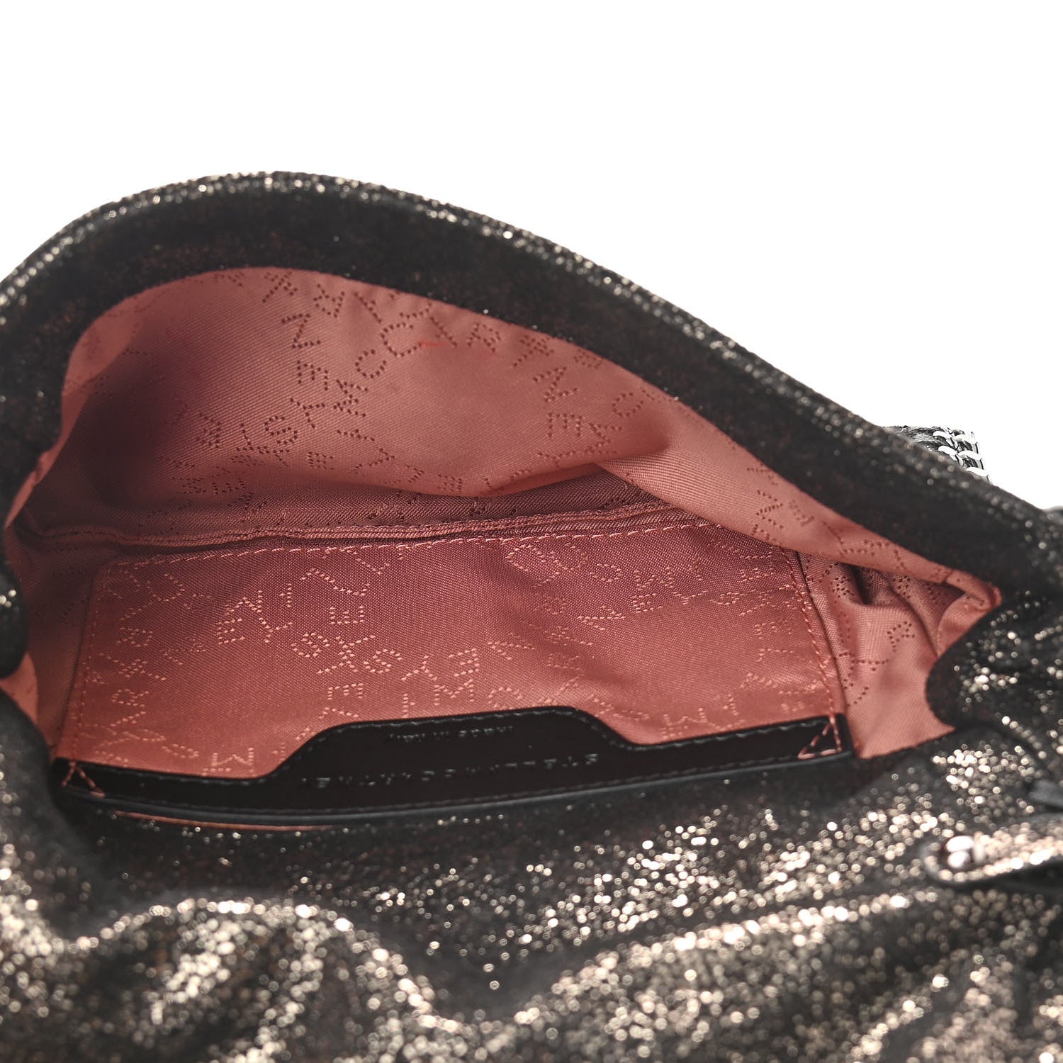 Stella McCartney Shaggy Deer Falabella Crossbody Clutch Black 7 of 9