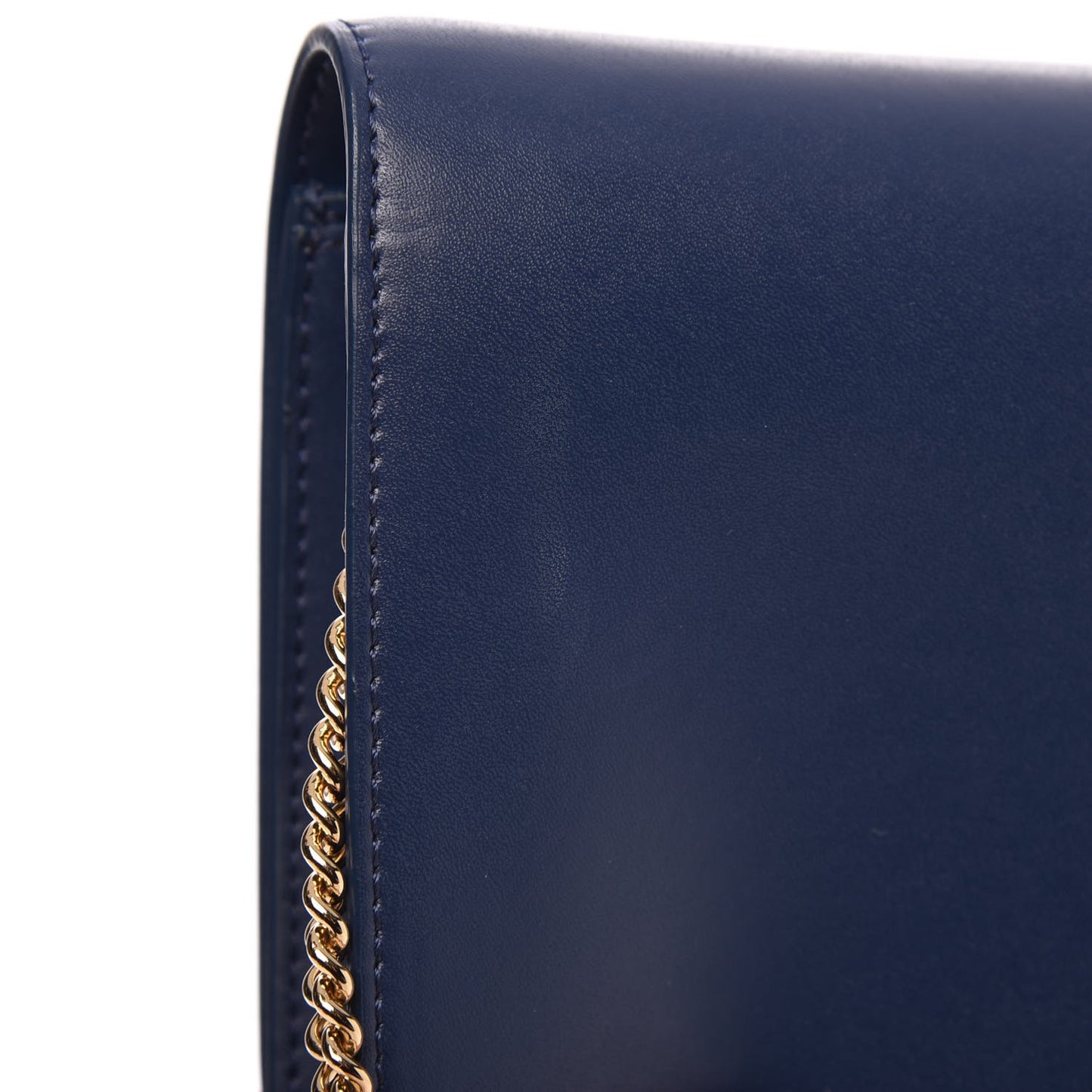 Vitello Liberty Lucido F is Fendi Wallet on Chain Blueberry