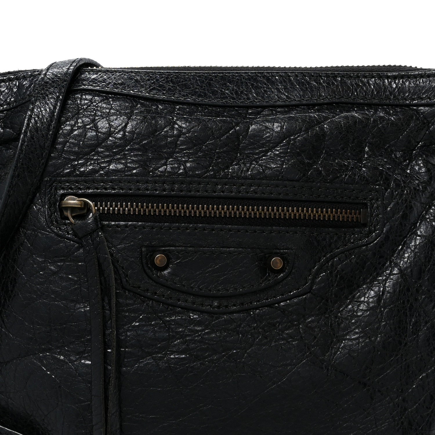 Balenciaga Agneau Classic Hardware Flat Crossbody Black 8 of 11