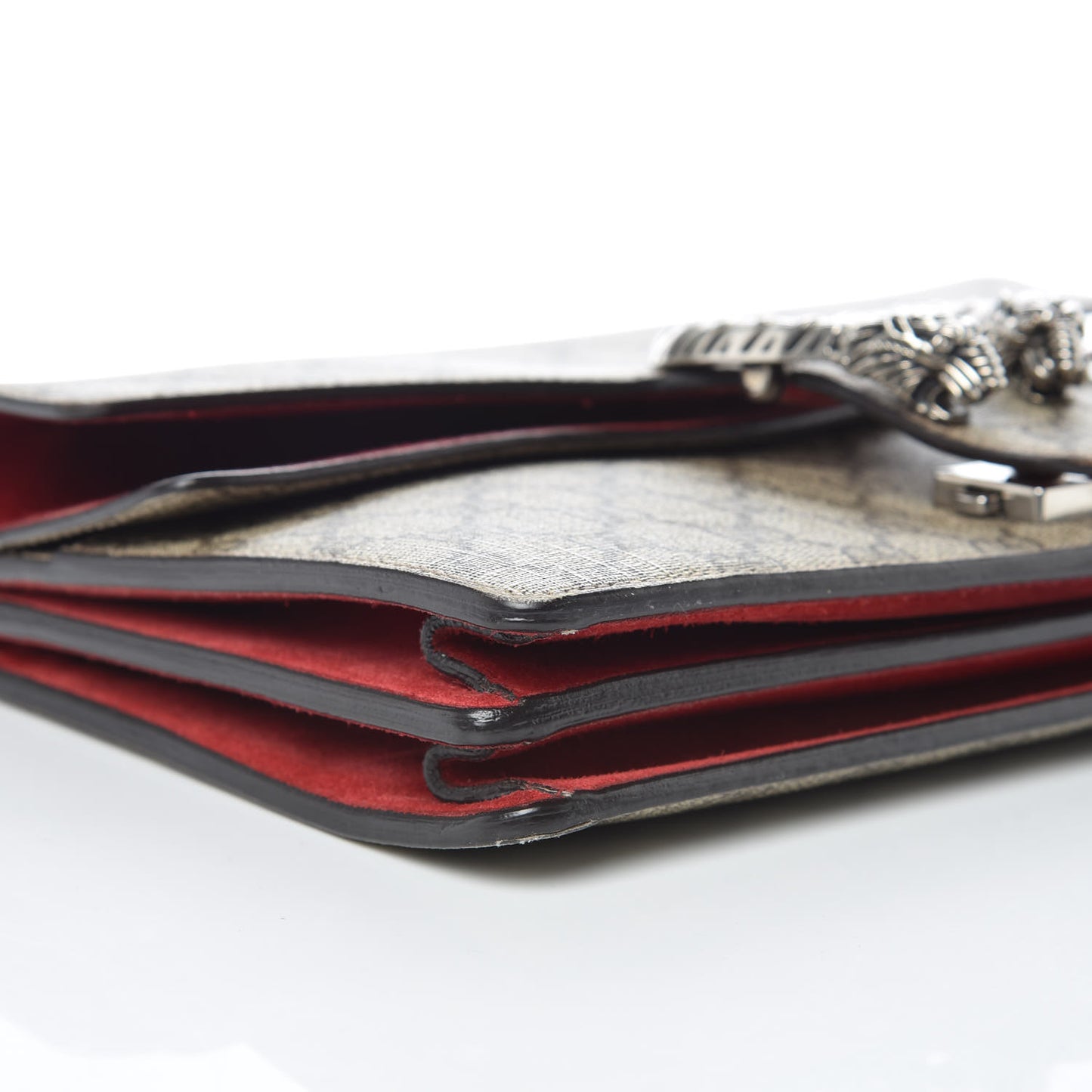 GG Supreme Monogram Small Dionysus Shoulder Bag Red