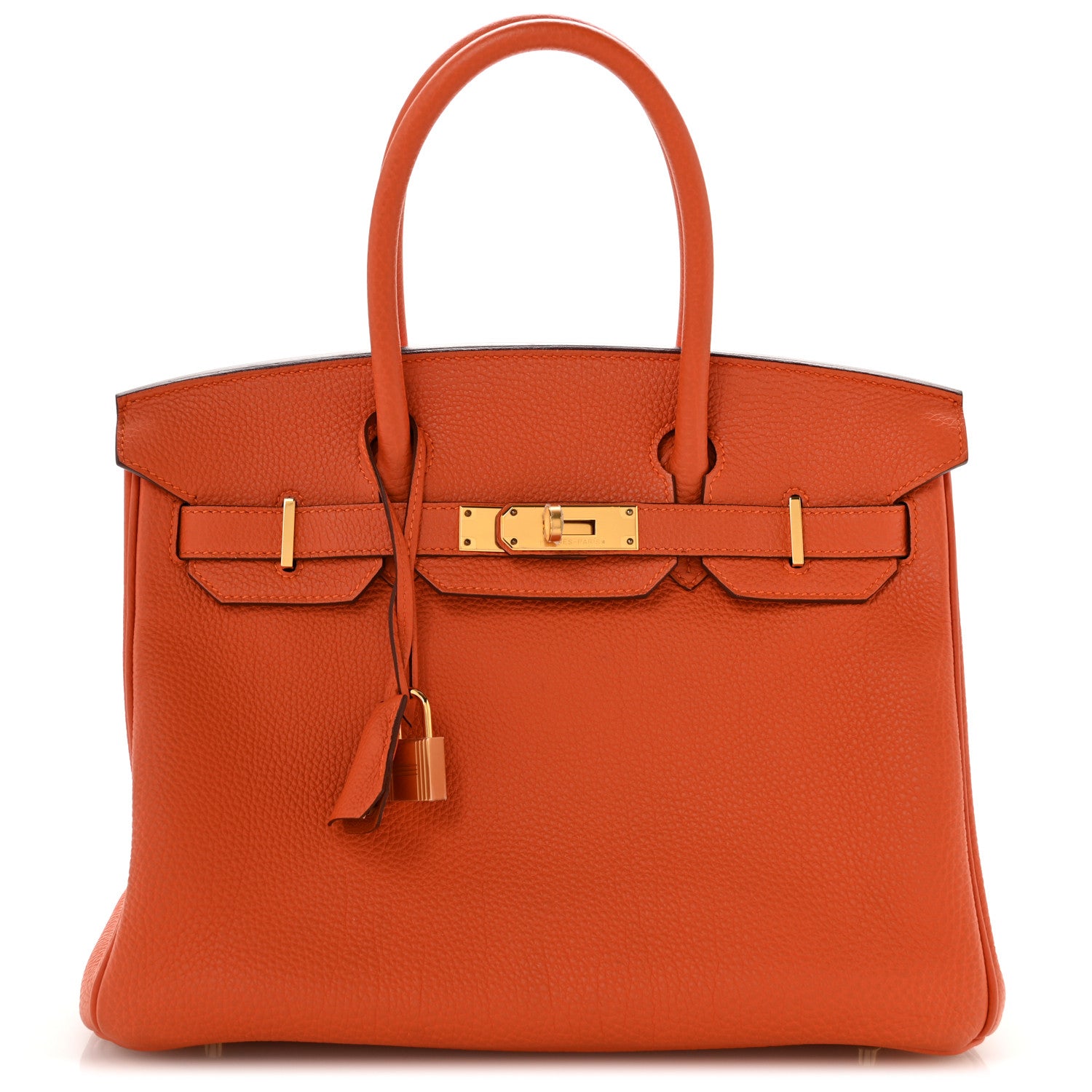 Hermes Togo Birkin 30 Orange 1 of 11