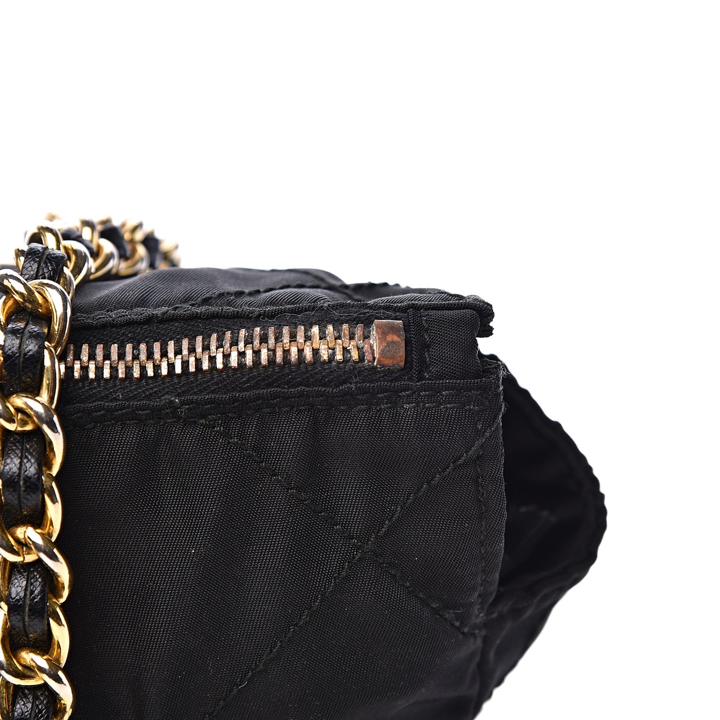 Tessuto Nylon Quilted Impunturado Bag Black