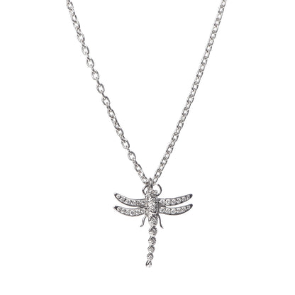 Tiffany Platinum Diamond Dragonfly Pendant Necklace 4 of 6