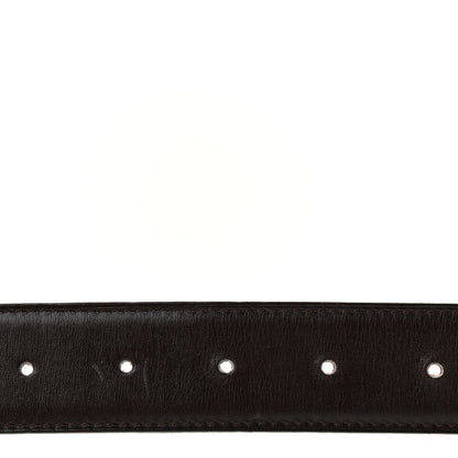 Hermes Box Togo 32mm Belt Strap 90 Chocolate Orange 5 of 6