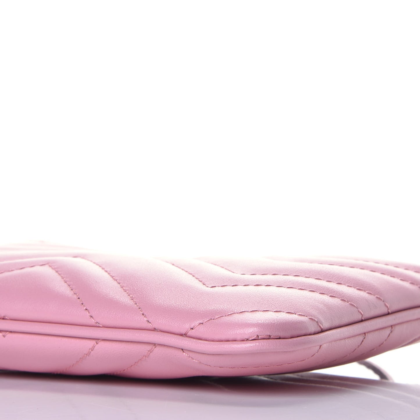 Calfskin Matelasse GG Marmont Wrist Wallet Wild Rose