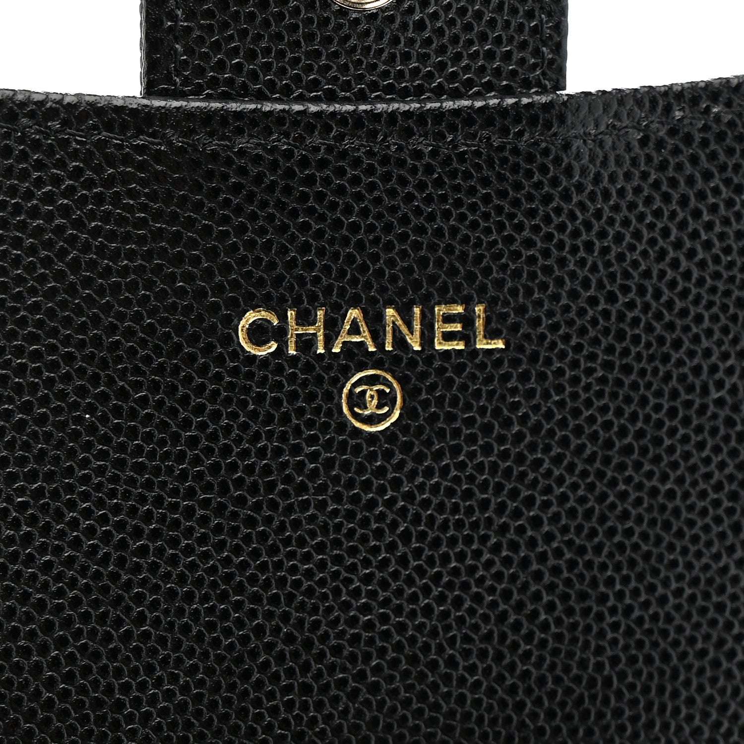Chanel Caviar Quilted Phone Holder Wallet on Removable Chain Black 7 of 13