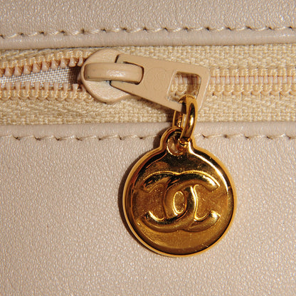 Chanel Lambskin Quilted Camera Case Beige Clair 7 of 9
