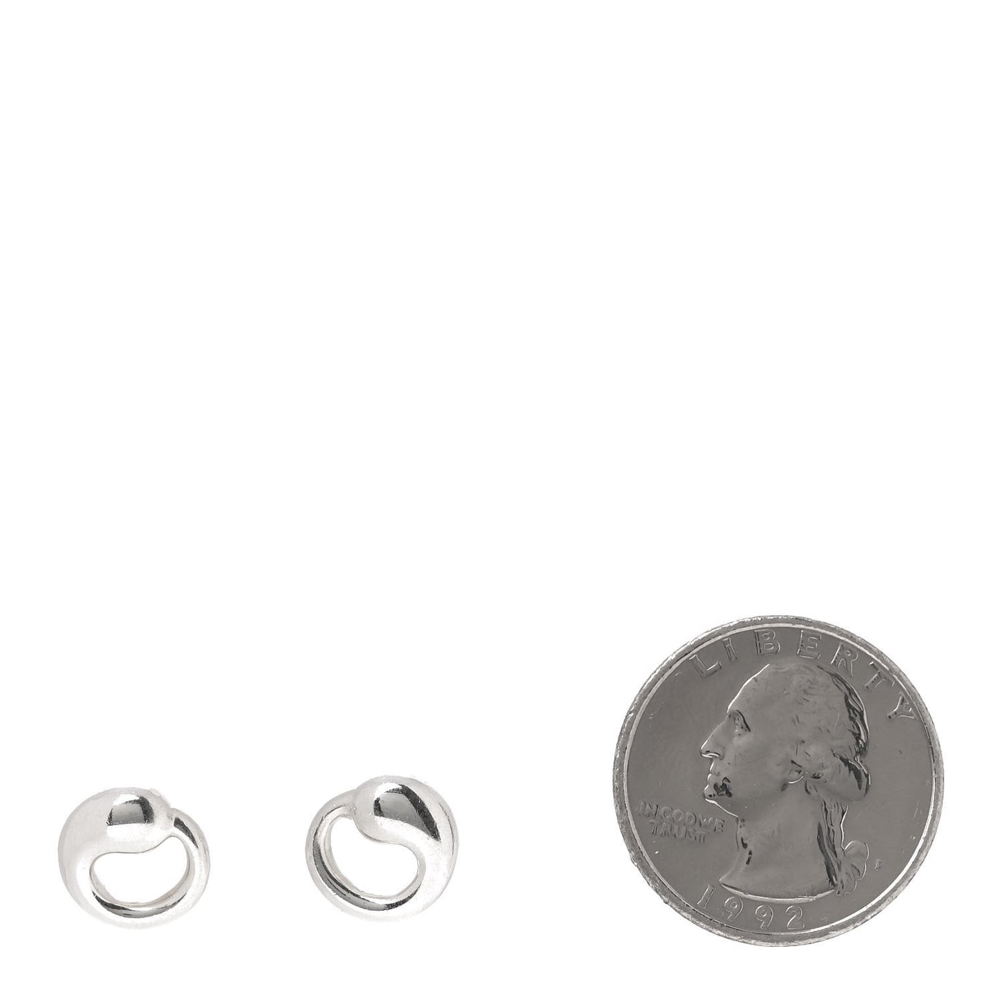 Sterling Silver 11mm Elsa Peretti Eternal Circle Earrings