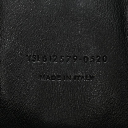 Saint Laurent Grain De Poudre Matelasse Monochrome Monogram Mini Lou Camera Bag Black 7 of 11