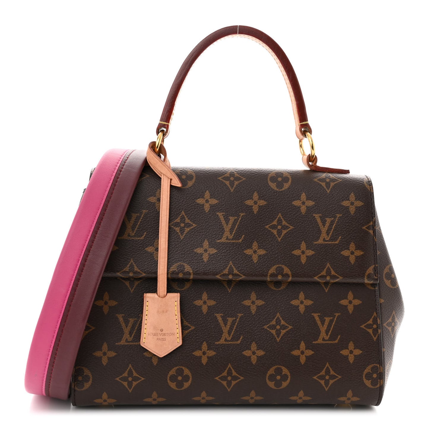 Monogram Cluny BB Bordeaux Fuchsia