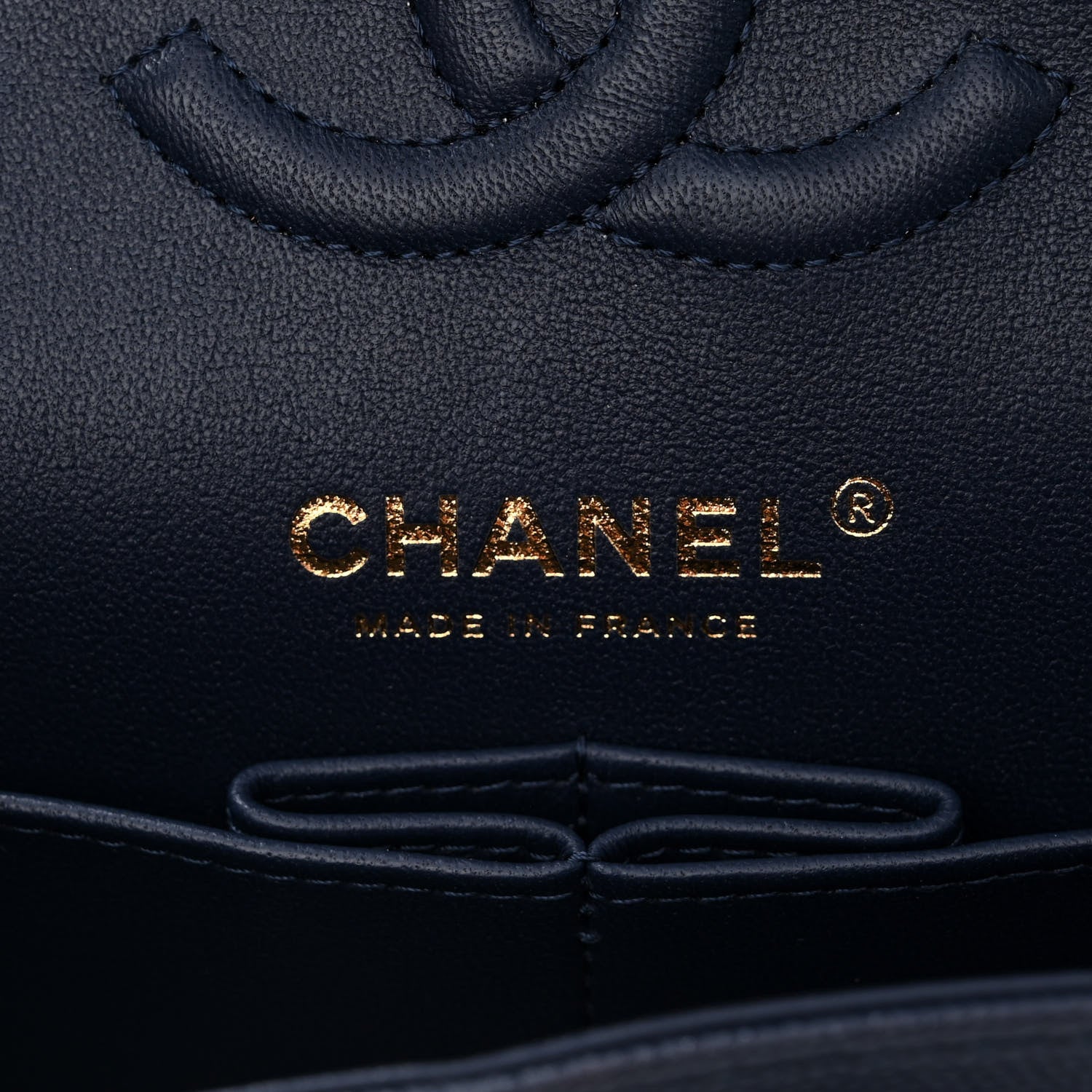 Chanel Caviar Quilted Small Double Flap Navy 6 of 11
