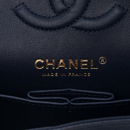 Chanel Caviar Quilted Small Double Flap Navy 6 of 11