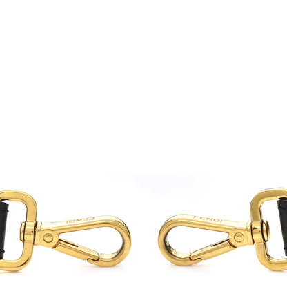 Fendi Ribbon Vitello Century FF 1974 Studded Strap You Fango Marrone Ebano 5 of 7
