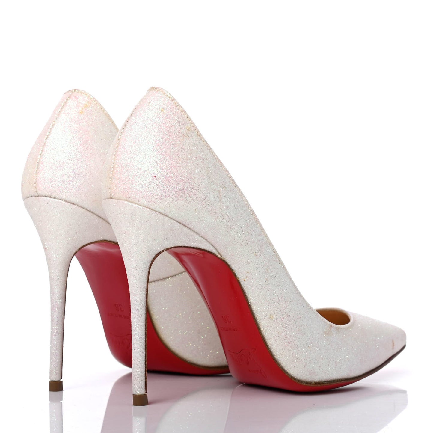 Glitter Mini Decollete 554 100 Pumps 36 Glacier