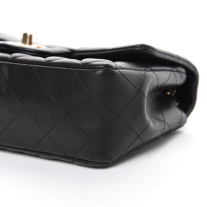 Chanel Lambskin Quilted Mini Rectangular Flap Black 10 of 13