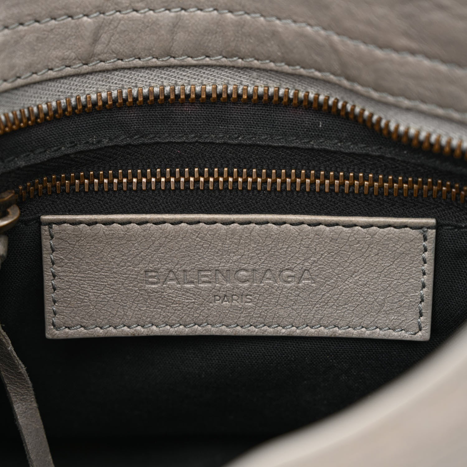Balenciaga Agneau Classic Hardware Mini City Gris Pyrite 6 of 13