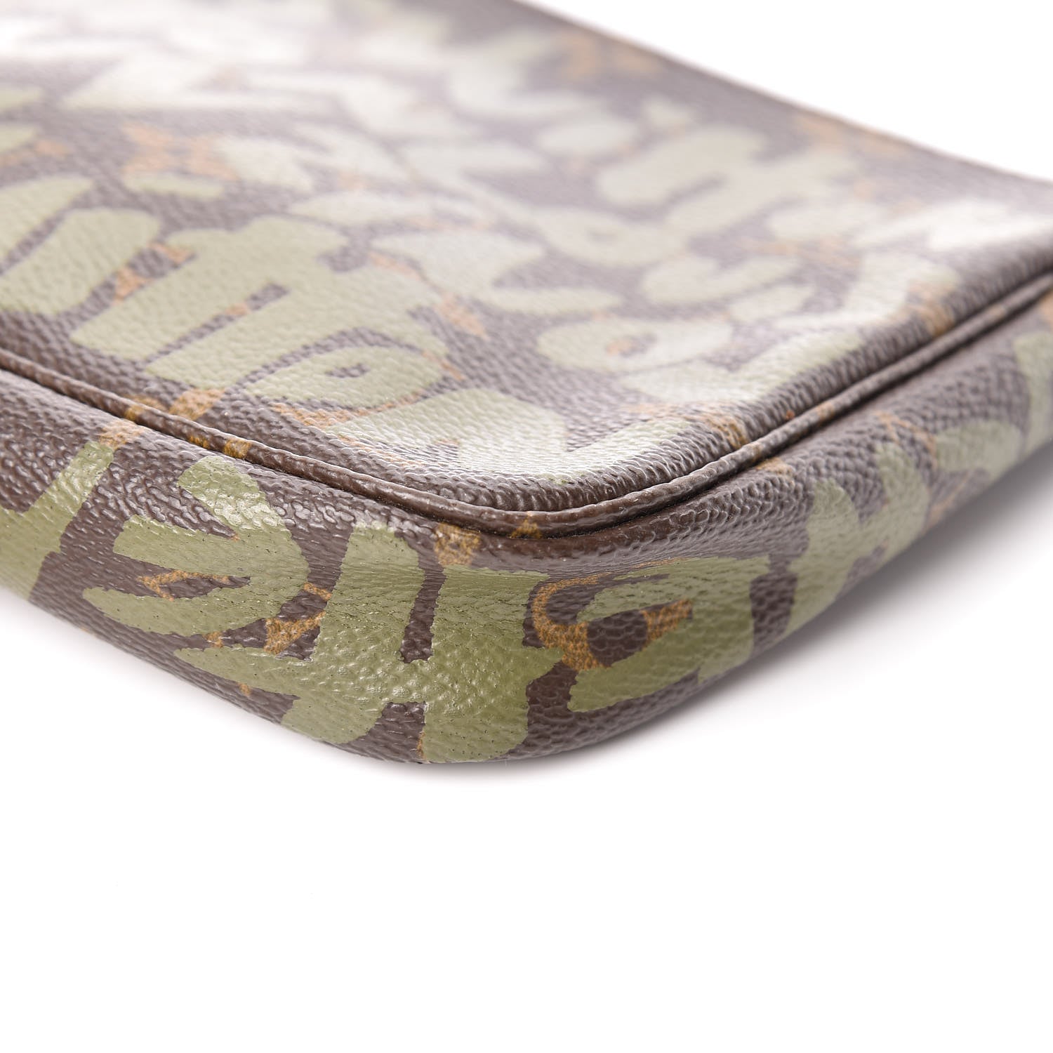 Louis Vuitton Monogram Graffiti Pochette Accessories Kaki 6 of 10