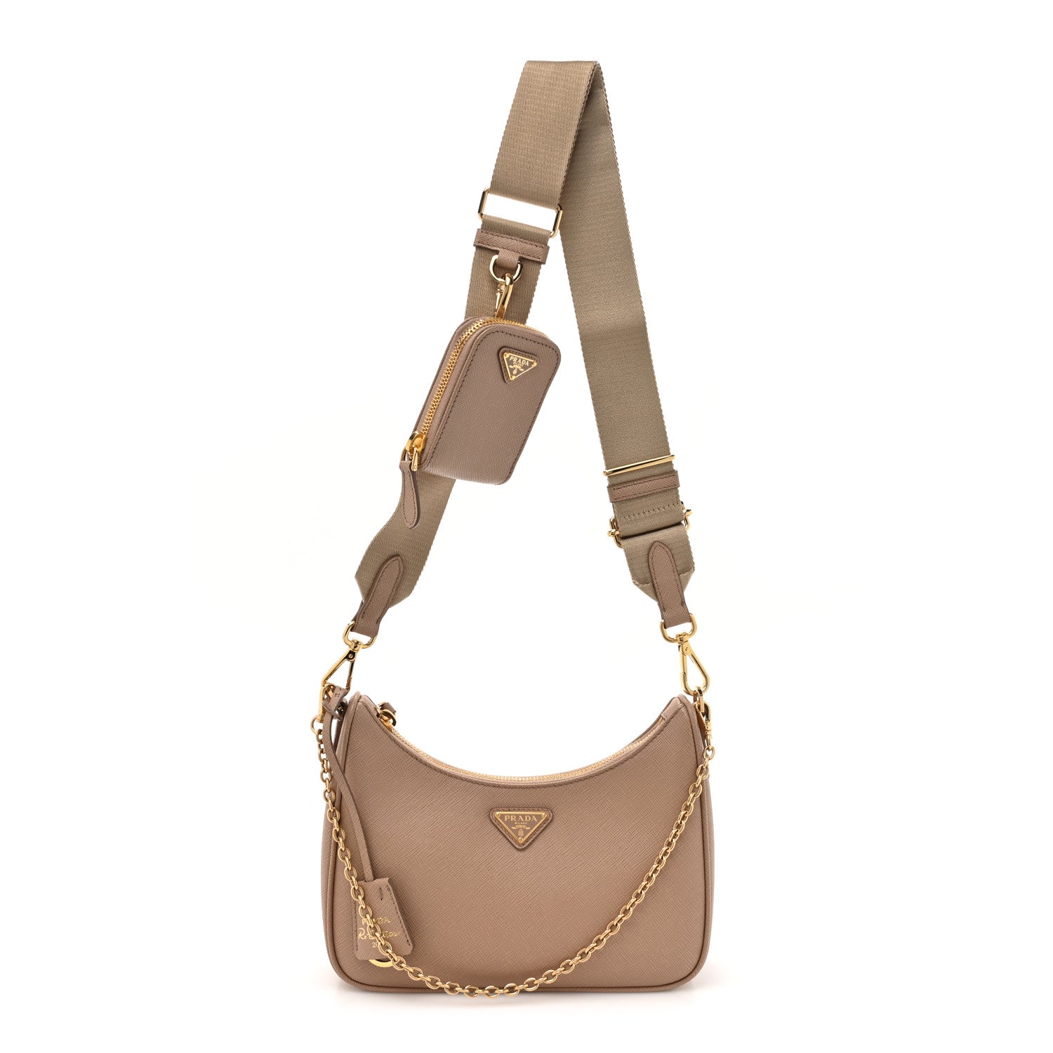 Prada Saffiano Lux Re-Edition 2005 Shoulder Bag Cammeo 1 of 8