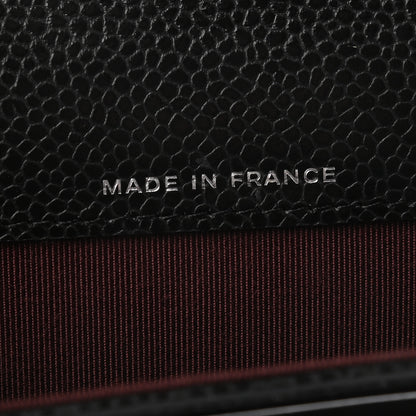 Chanel Caviar Quilted Flap Card Holder Wallet Black 6 of 7