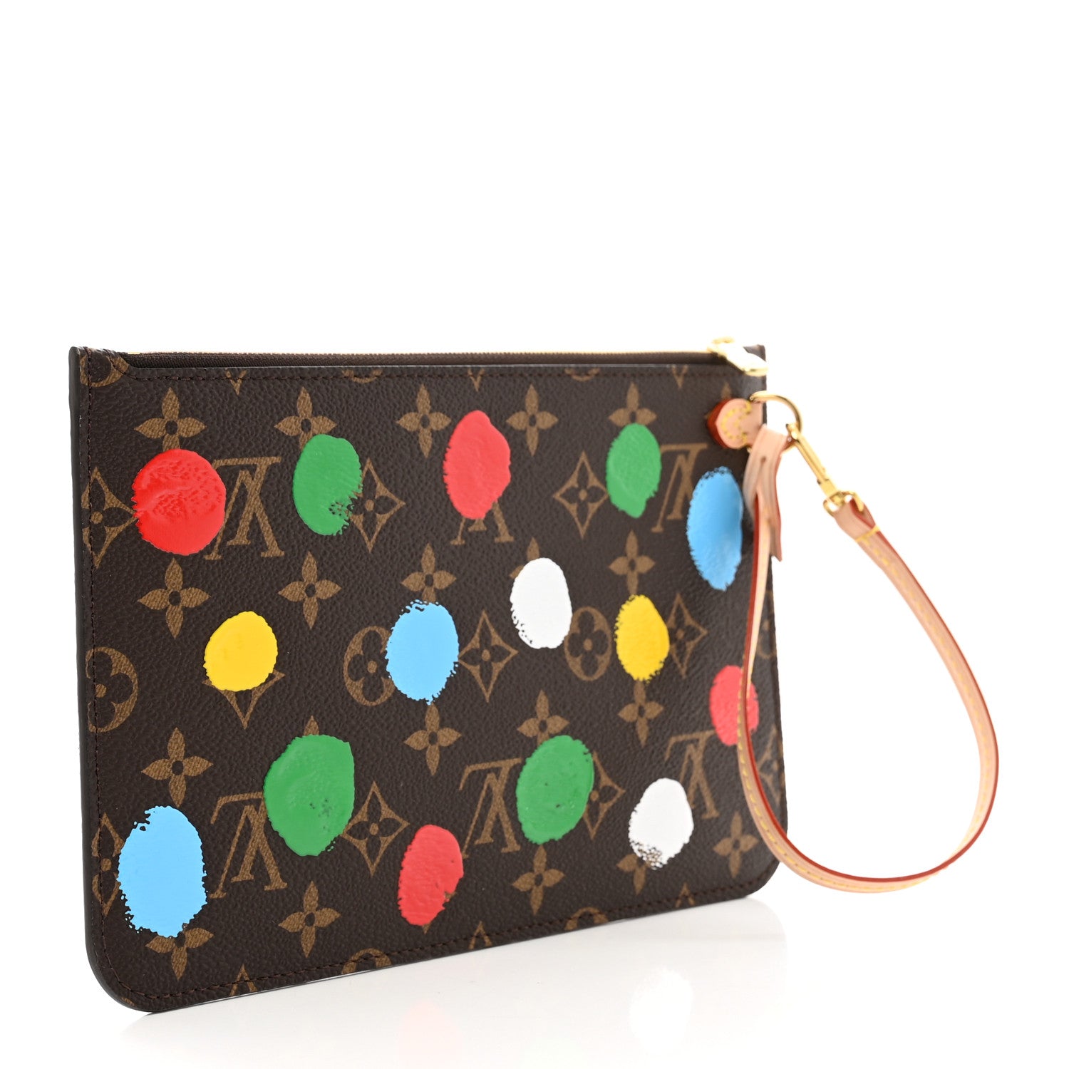 Louis Vuitton x YK Monogram Painted Dots Neverfull MM Pochette 3 of 6