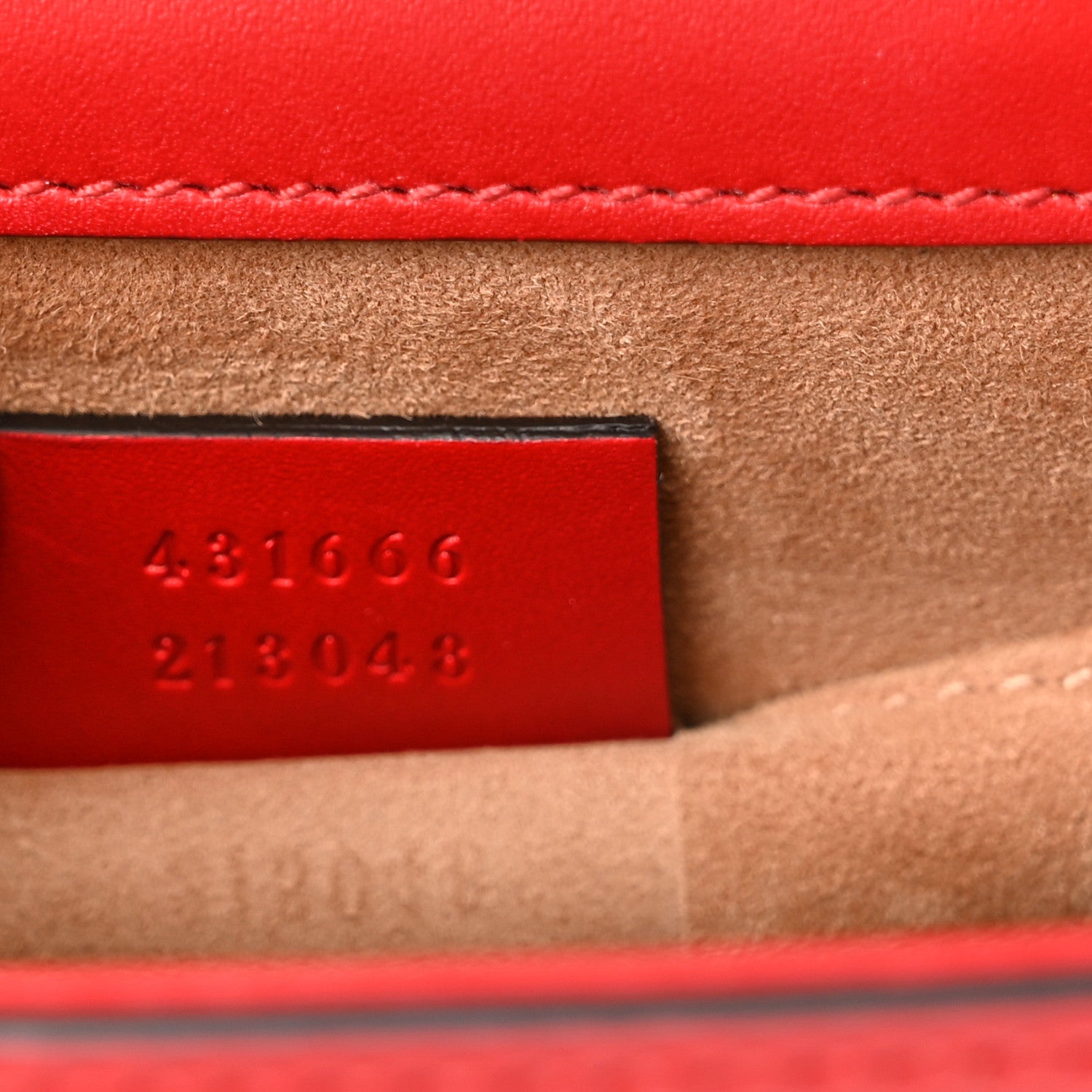 Gucci Calfskin Mini Sylvie Chain Shoulder Bag Hibiscus Red 6 of 11