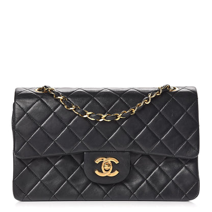 Chanel Lambskin Quilted Small Double Flap Black 1 of 23