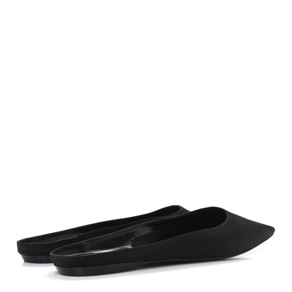 Saint Laurent Crepe Satin Lido Slip On Mule 41.5 Black 5 of 9
