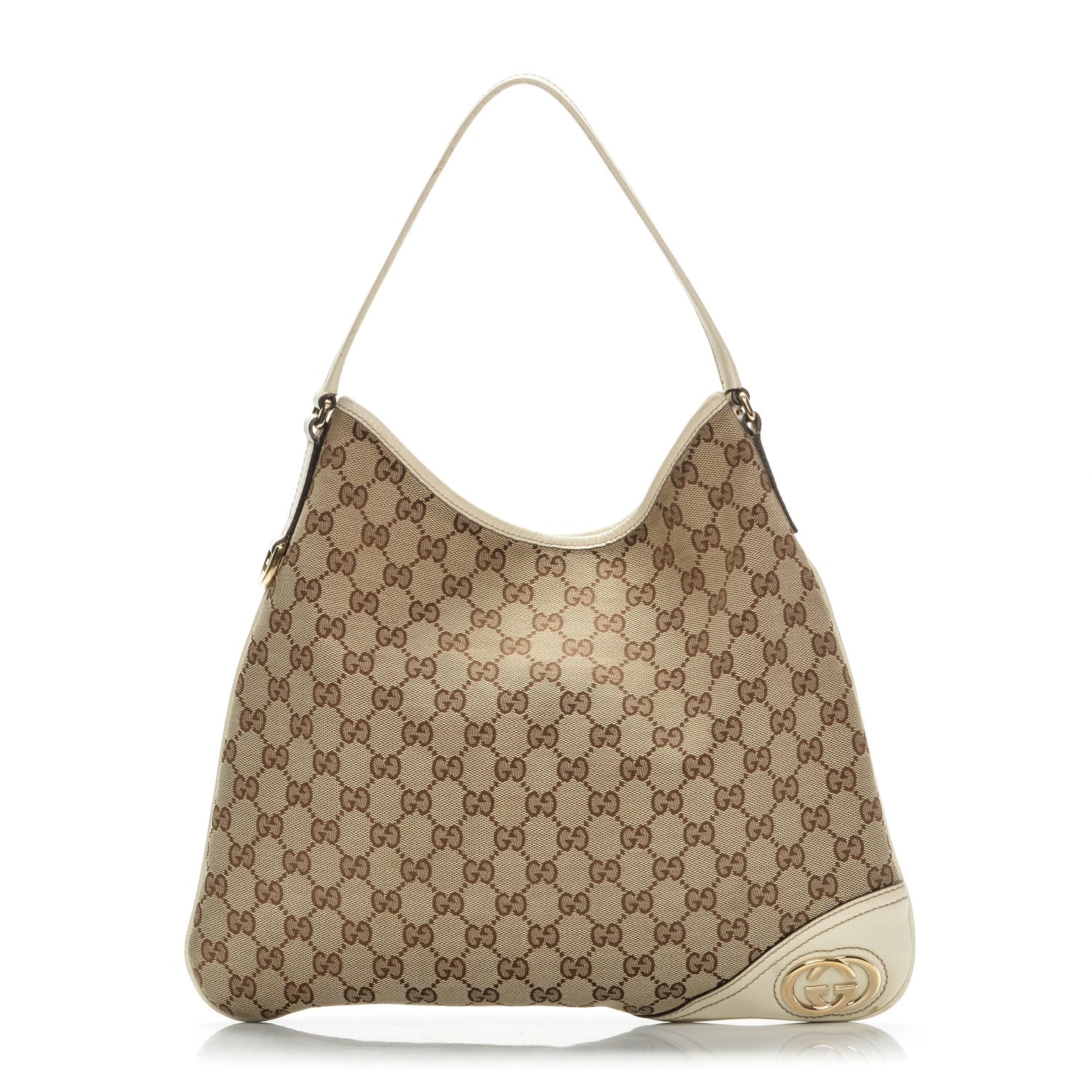 Gucci Monogram Medium New Britt Hobo Off White 1 of 7