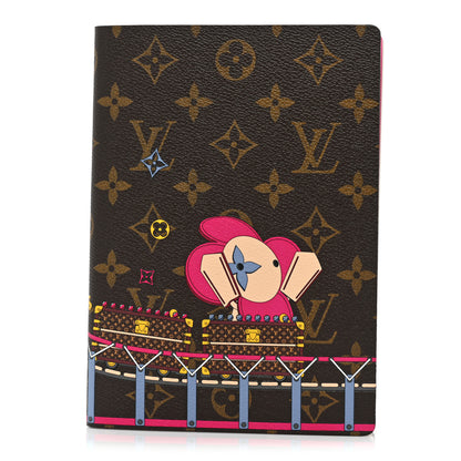 Louis Vuitton Monogram 2020 Christmas Animation Roller Coaster Notebook MM Pivoine 1 of 8