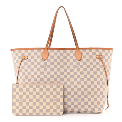 Louis Vuitton Damier Azur Neo Neverfull GM Rose Ballerine 3 of 16