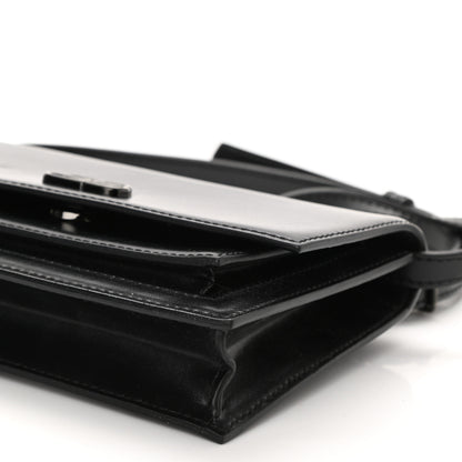 Balenciaga Shiny Box Calfskin Monochrome XS Sharp Belt Bag Black 7 of 7
