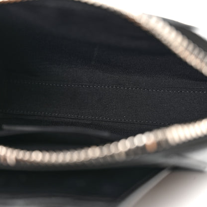 Givenchy Calfskin Crocodile Embossed Antigona U Crossbody Bag Black 5 of 9