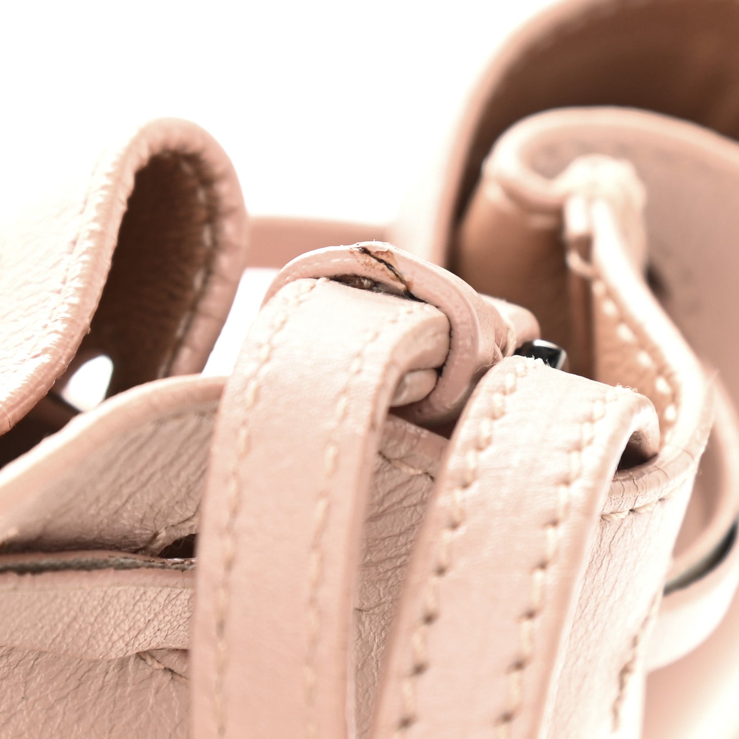 Calfskin Drawstring Shoulder Bag Sable