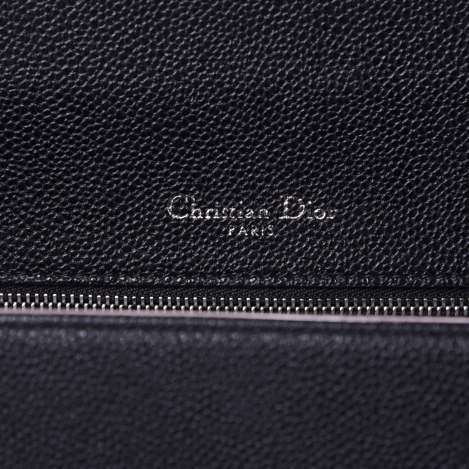 Christian Dior Grained Calfskin Large Diorama Flap Bag Black 9 of 11