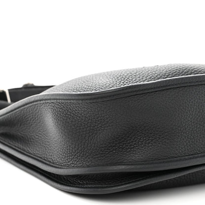 Hermes Taurillon Clemence Evelyne III PM Black 9 of 11