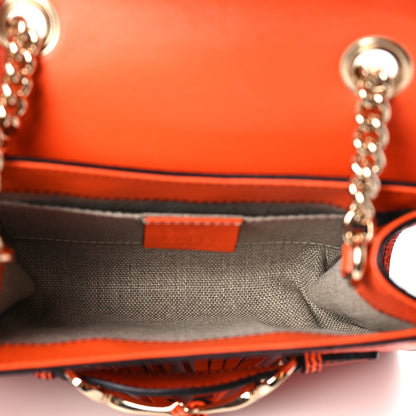 Gucci Soft Microguccissima Mini Emily Chain Shoulder Bag Sun Orange 5 of 9