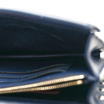 Valentino Garavani Calfskin Rockstud Wallet on Chain Marine 5 of 11