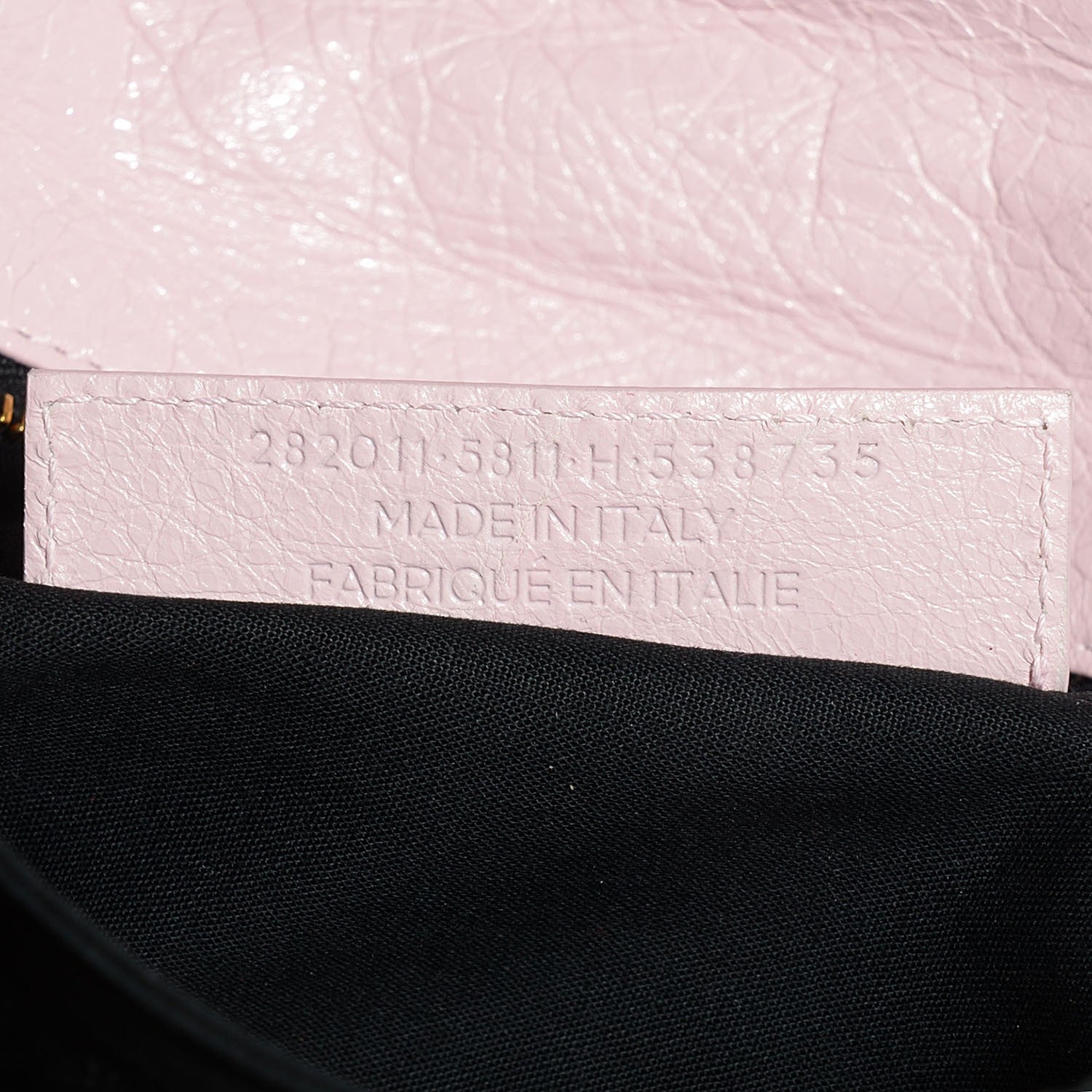 Balenciaga Agneau Giant 12 Gold Hardware Envelope Clutch Rose Poudre 16 of 18