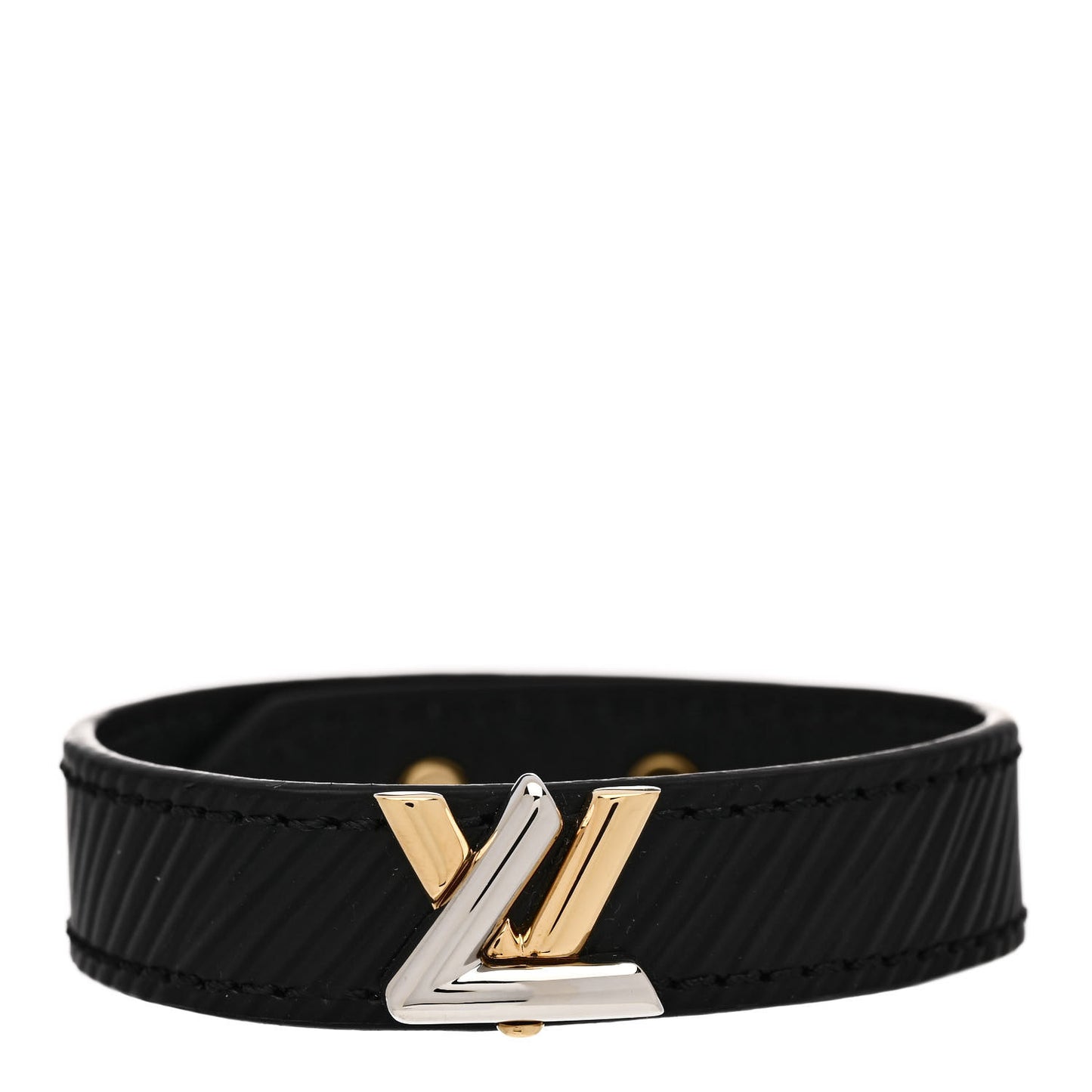 Epi Twist It Bracelet 17 Black