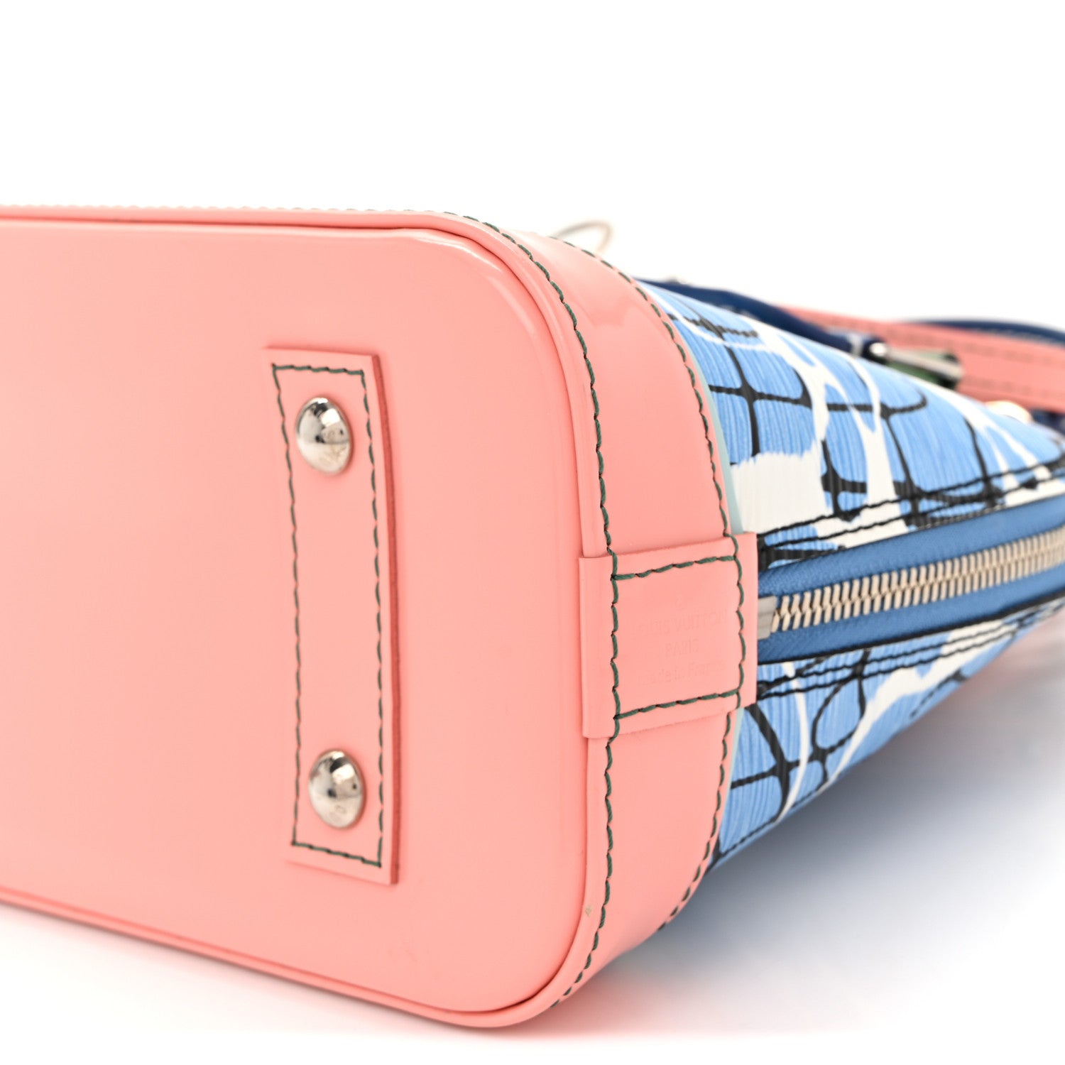 Louis Vuitton Epi Alma BB Aqua 9 of 9