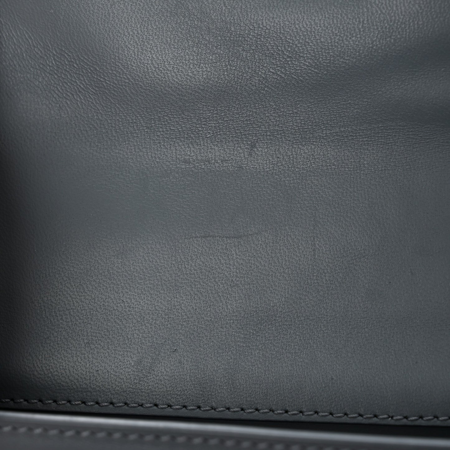 Smooth Calfskin Micro 30 Montaigne Flap Bag Blue Gray