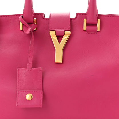 Saint Laurent Calfskin Small Classic Y Cabas Fuchsia 8 of 14