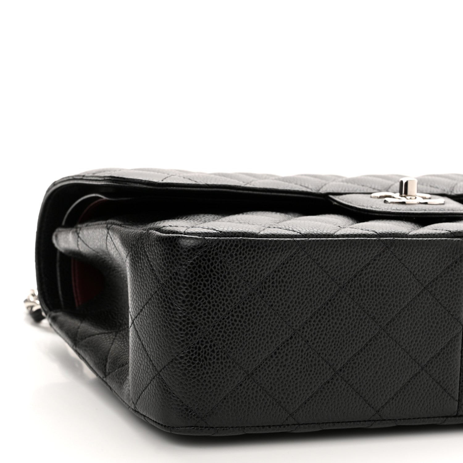 Chanel Caviar Quilted Jumbo Double Flap Black 9 of 11