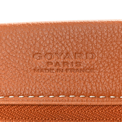 Goyard Goyardine Conti Pouch Black Gold 6 of 9