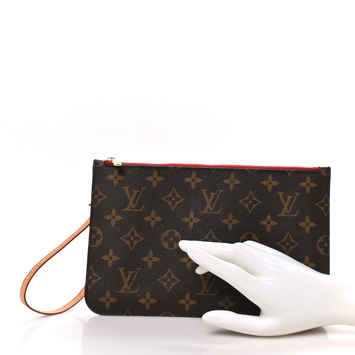 Monogram Neverfull MM GM Pochette Piment